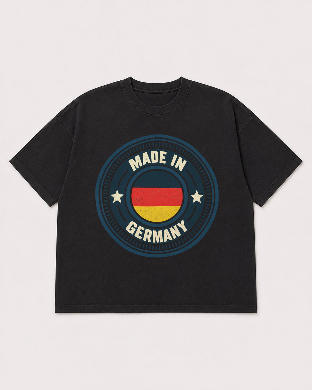Mockup Boxy Heavyweight Tee Black product