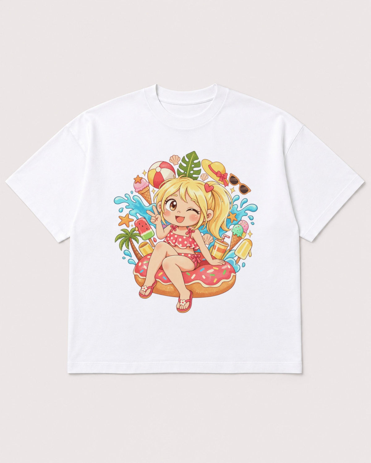 Mockup Boxy Heavyweight Tee White product