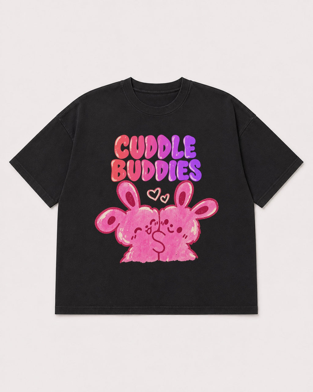 Mockup Boxy Heavyweight Tee Black product