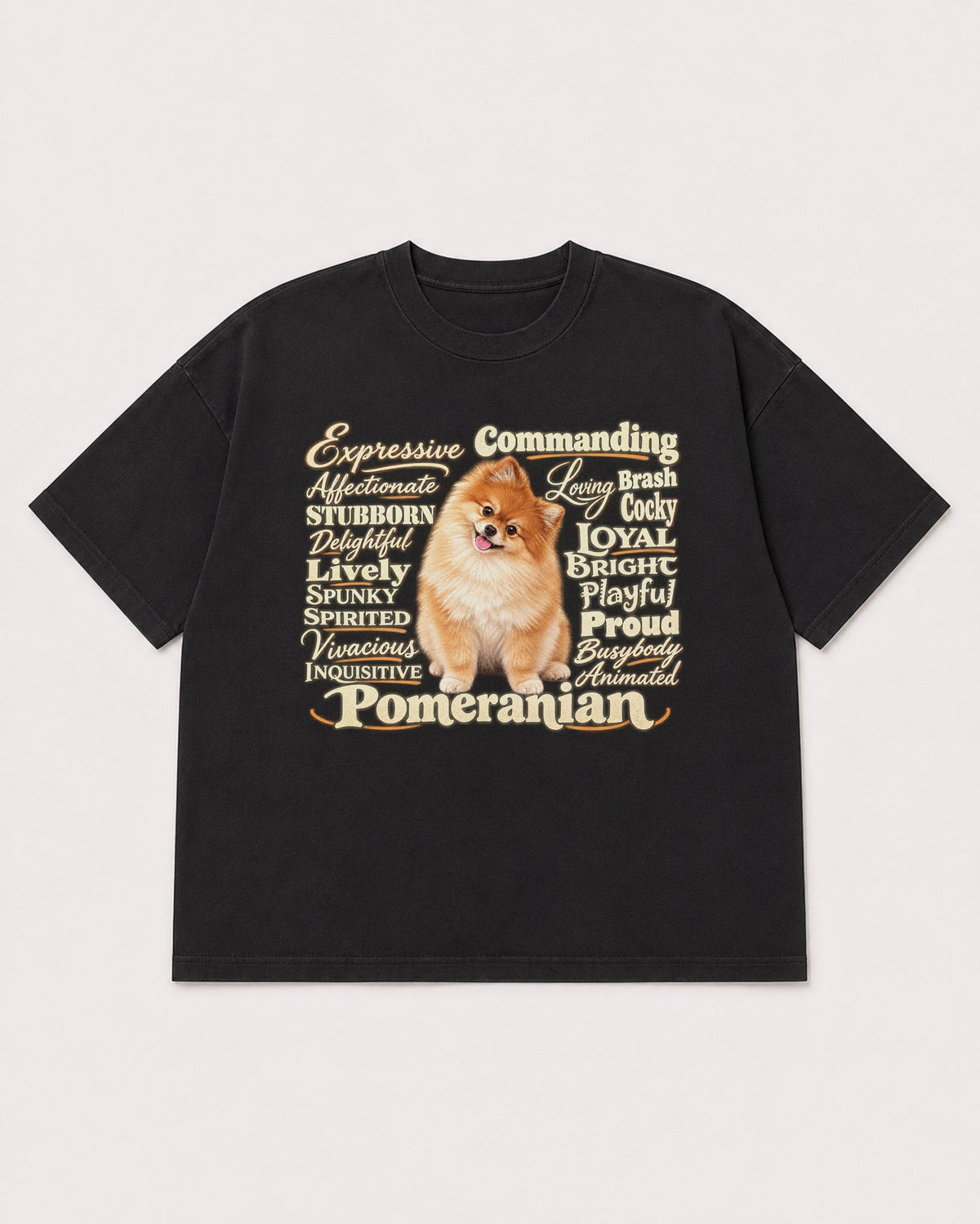Mockup Boxy Heavyweight Tee Black product
