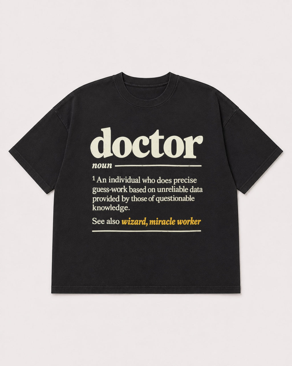 Mockup Boxy Heavyweight Tee Black product