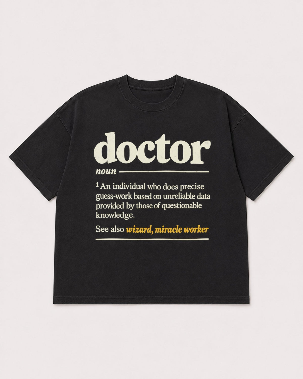 Mockup Boxy Heavyweight Tee Black product