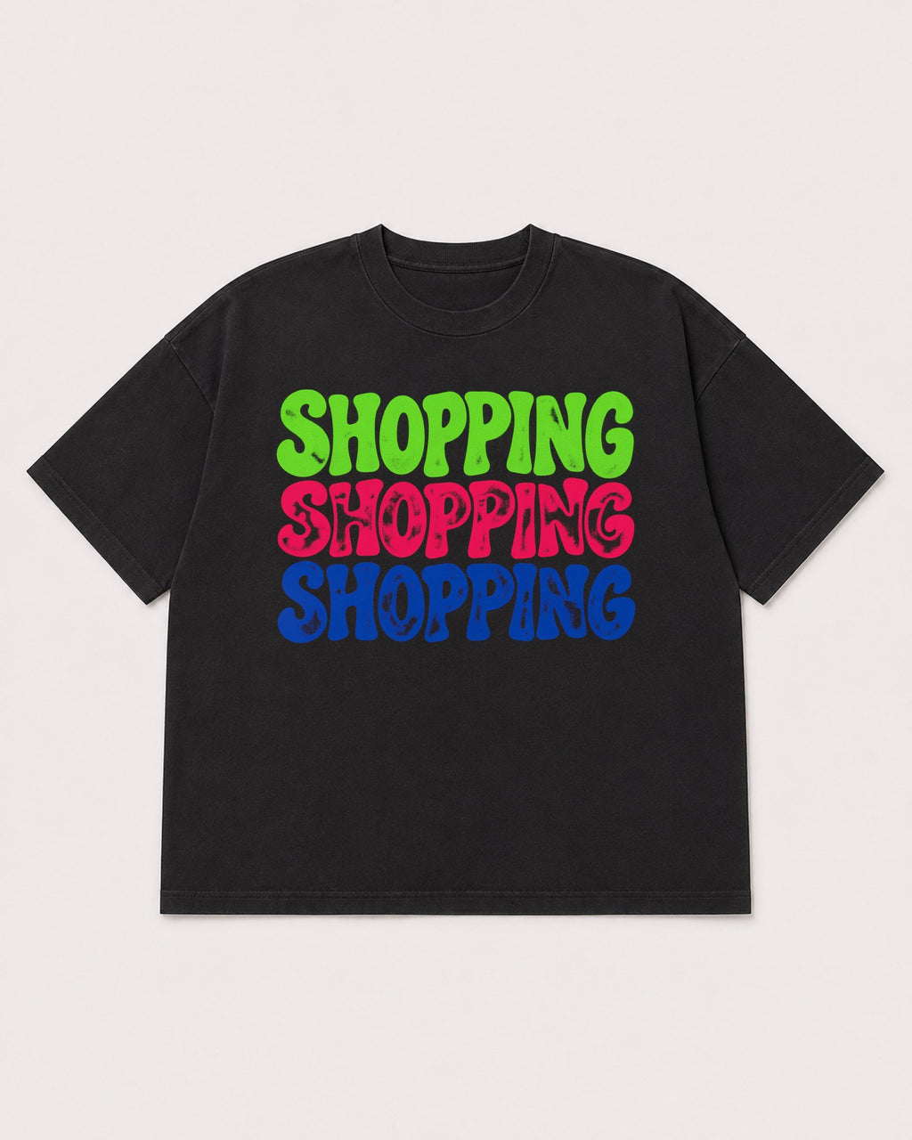 Mockup Boxy Heavyweight Tee Black product