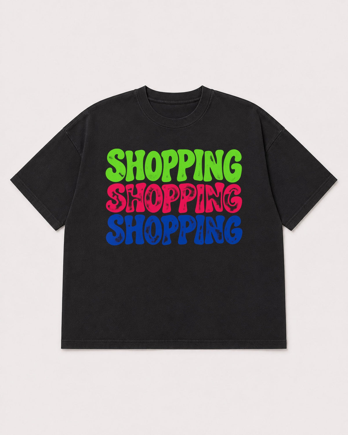 Mockup Boxy Heavyweight Tee Black product