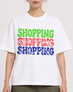 Mockup Boxy Heavyweight Tee White female close-up 12