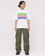Mockup Boxy Heavyweight Tee White female full-body 12