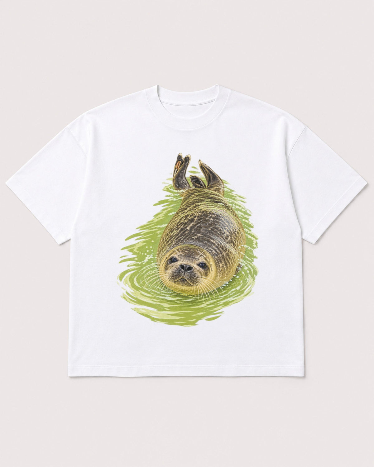 Mockup Boxy Heavyweight Tee White product