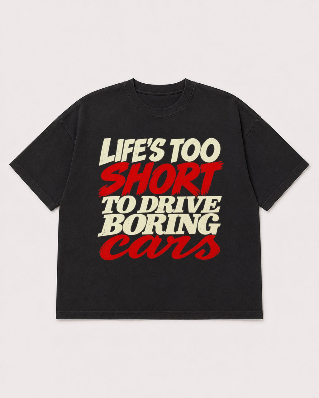 Mockup Boxy Heavyweight Tee Black product