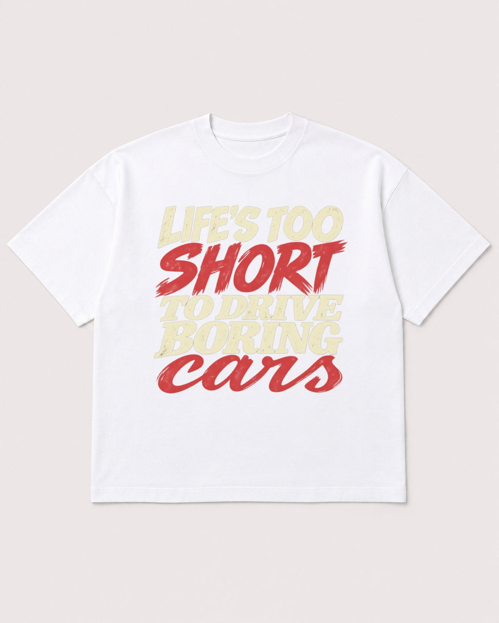 Mockup Boxy Heavyweight Tee White product