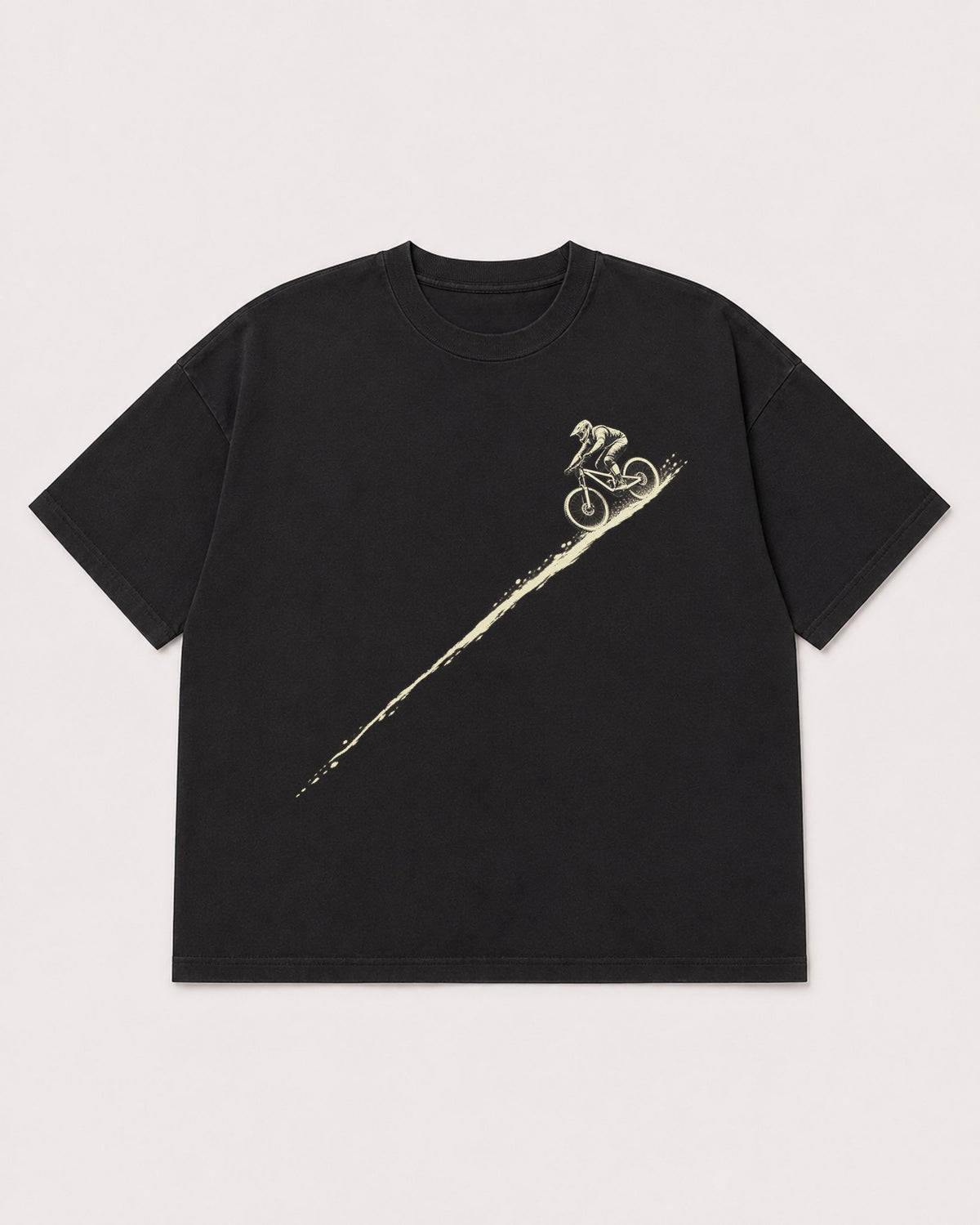 Mockup Boxy Heavyweight Tee Black product