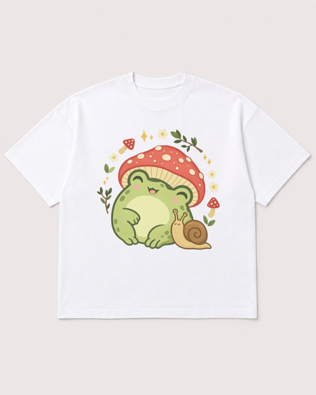 Mockup Boxy Heavyweight Tee White product