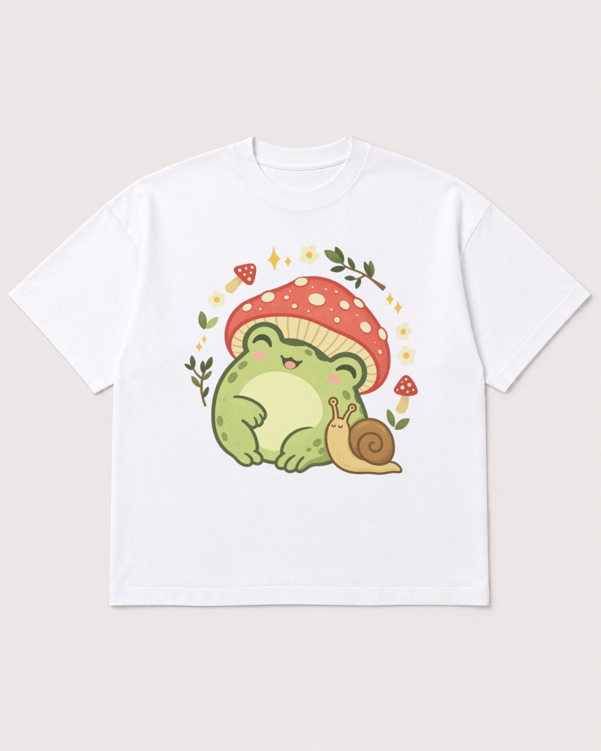 Mockup Boxy Heavyweight Tee White product