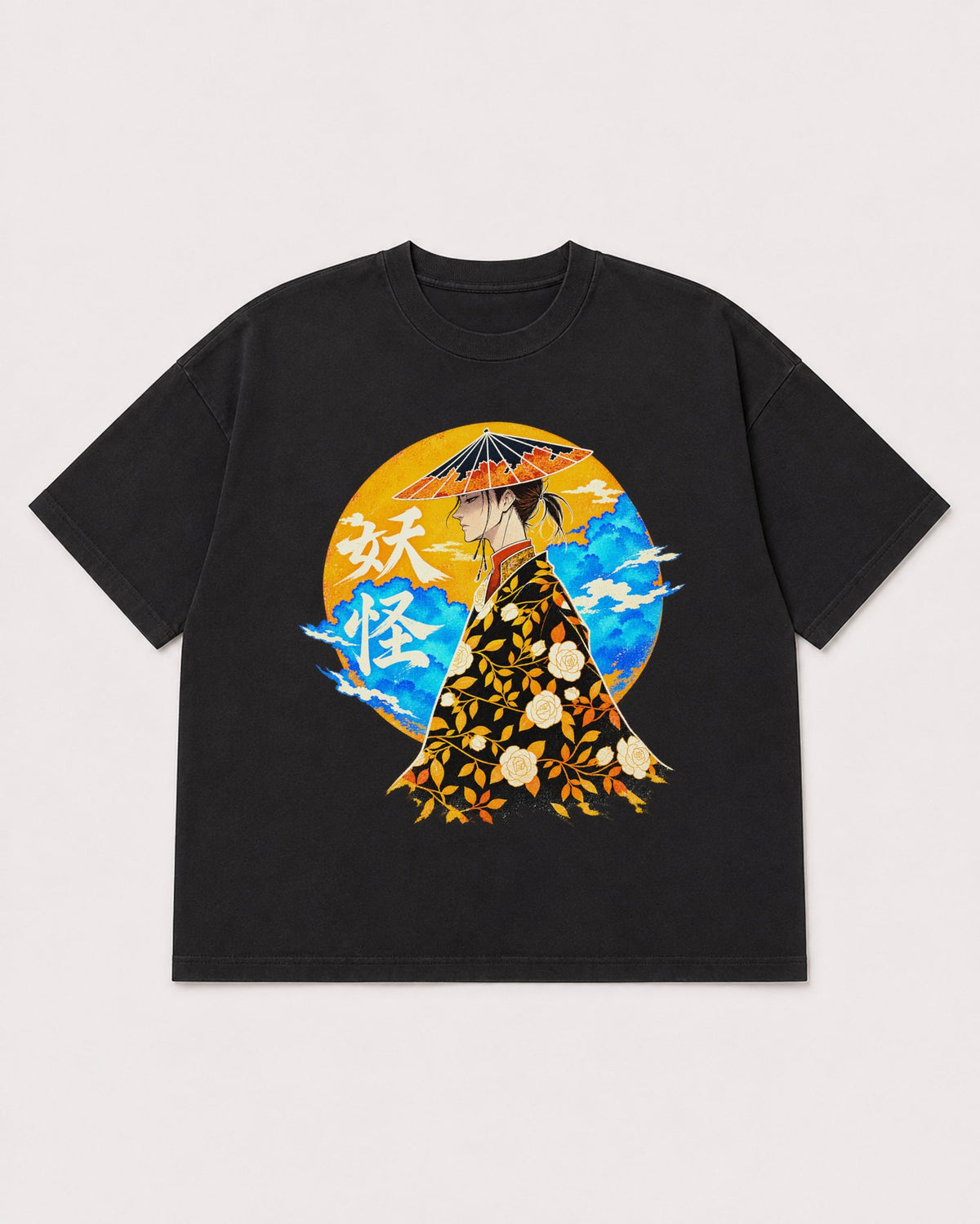 Mockup Boxy Heavyweight Tee Black product