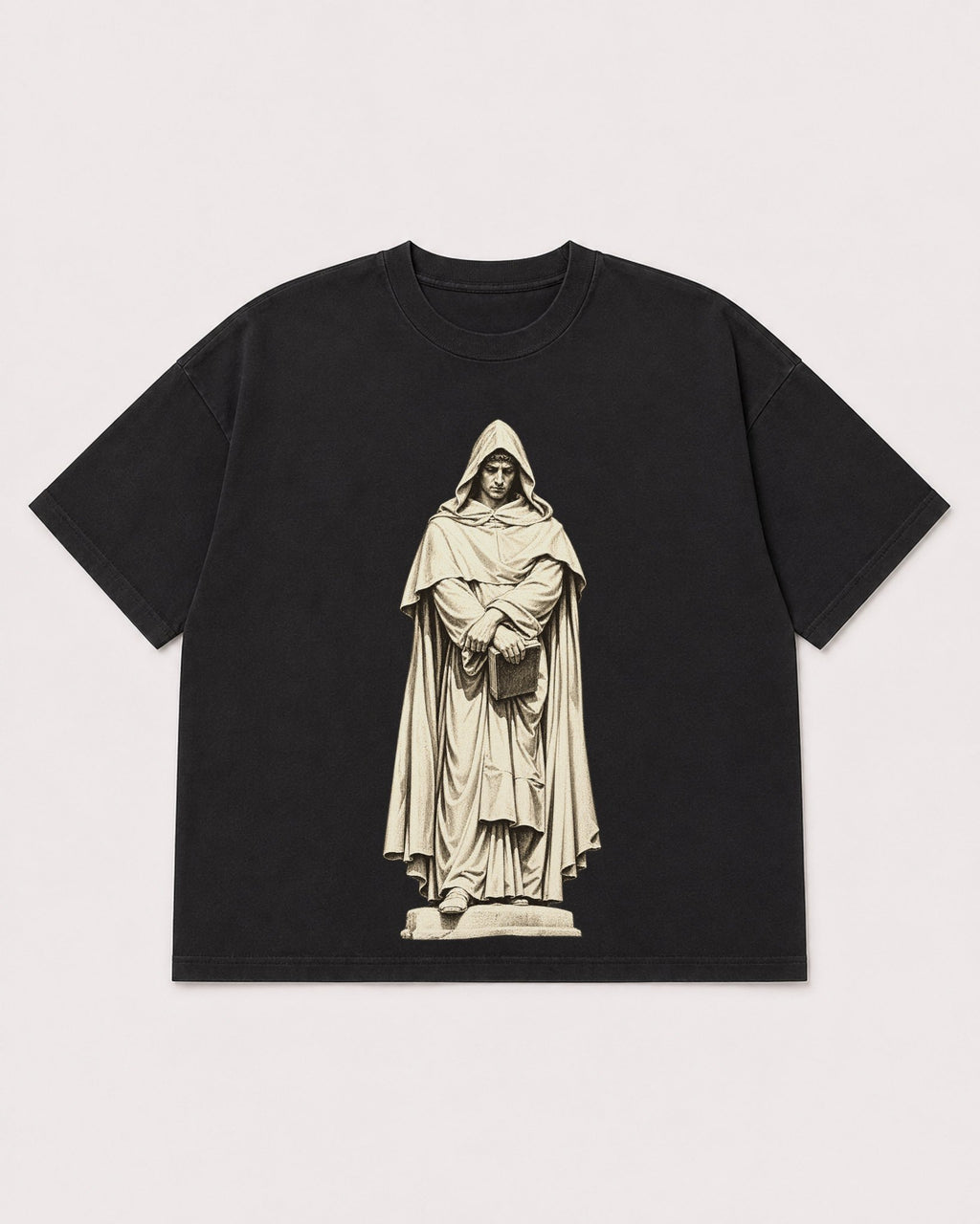 Mockup Boxy Heavyweight Tee Black product