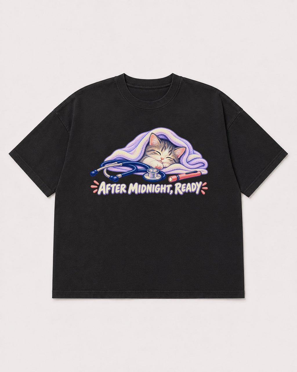 Mockup Boxy Heavyweight Tee Black product