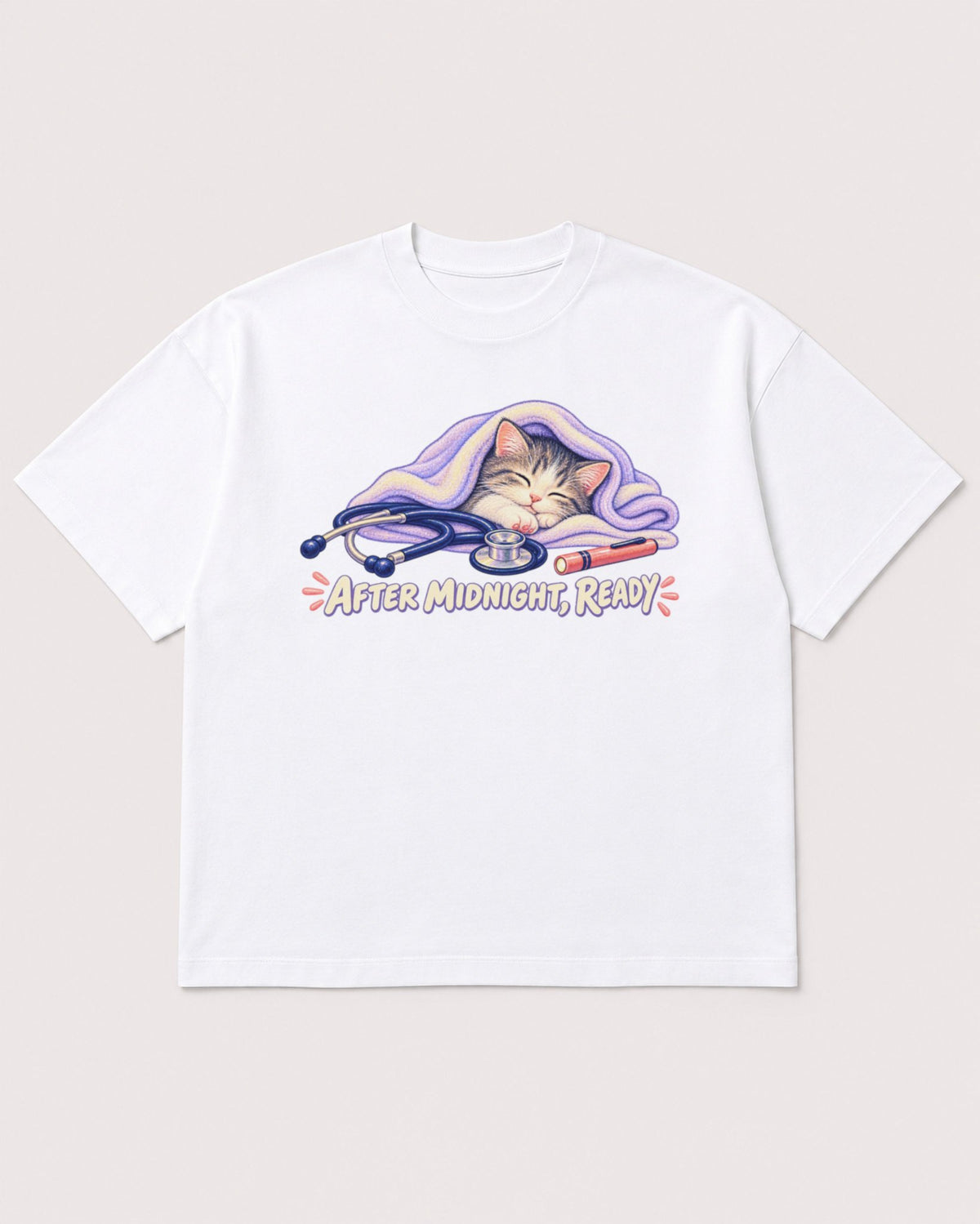 Mockup Boxy Heavyweight Tee White product