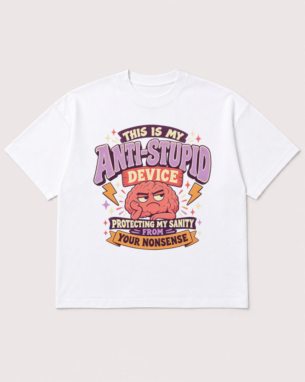 Mockup Boxy Heavyweight Tee White product