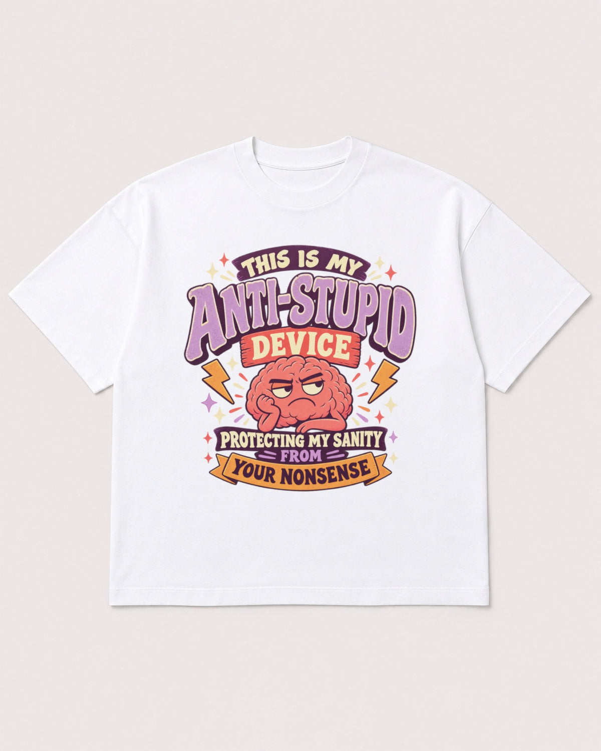 Mockup Boxy Heavyweight Tee White product