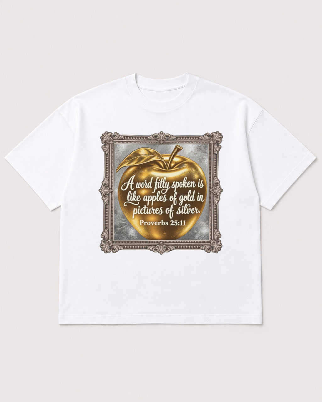 Mockup Boxy Heavyweight Tee White product