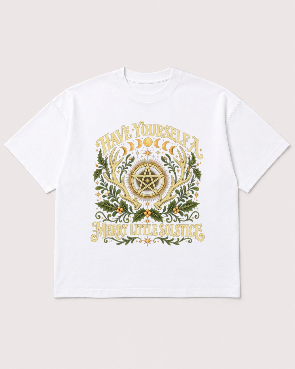 Mockup Boxy Heavyweight Tee White product