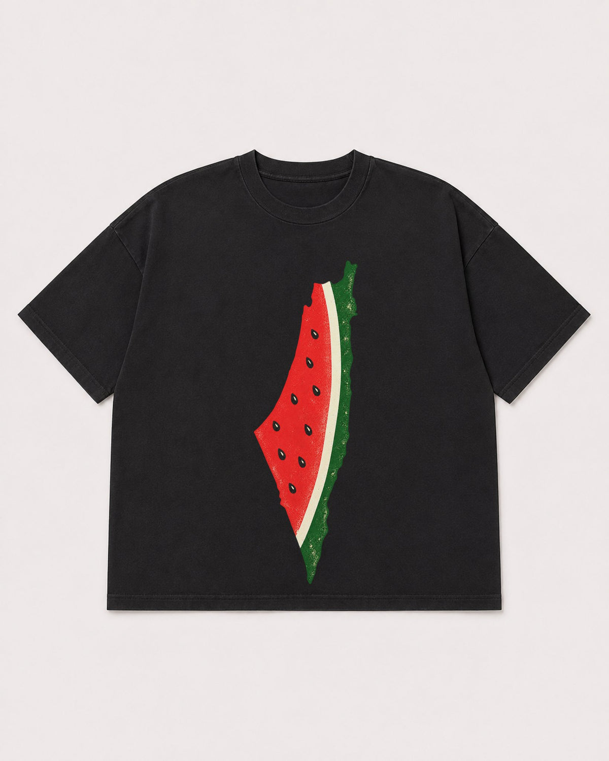 Mockup Boxy Heavyweight Tee Black product