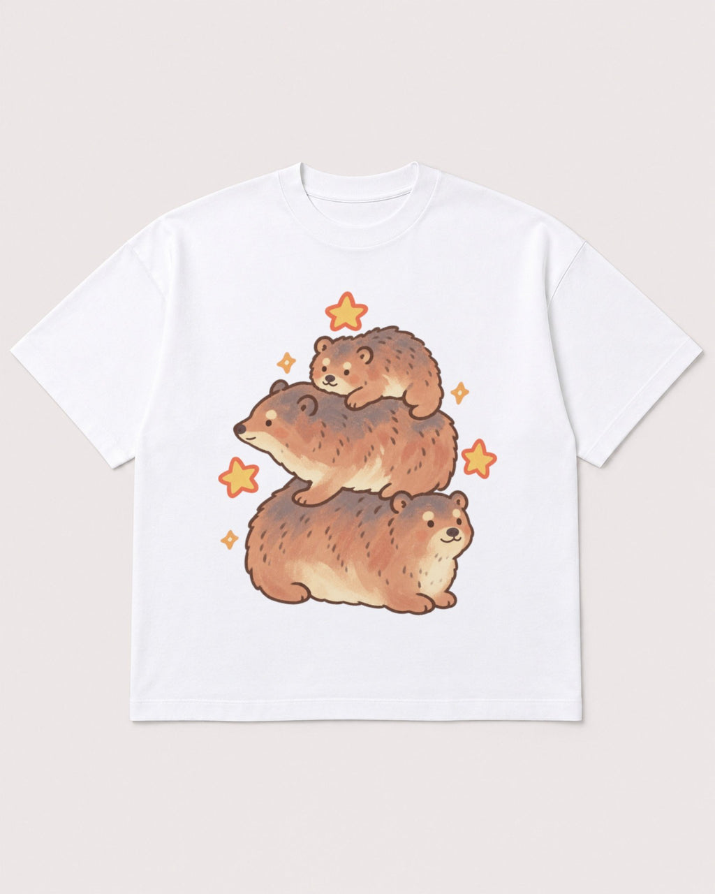 Mockup Boxy Heavyweight Tee White product