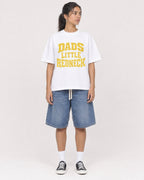 Mockup Boxy Heavyweight Tee White female full-body 16