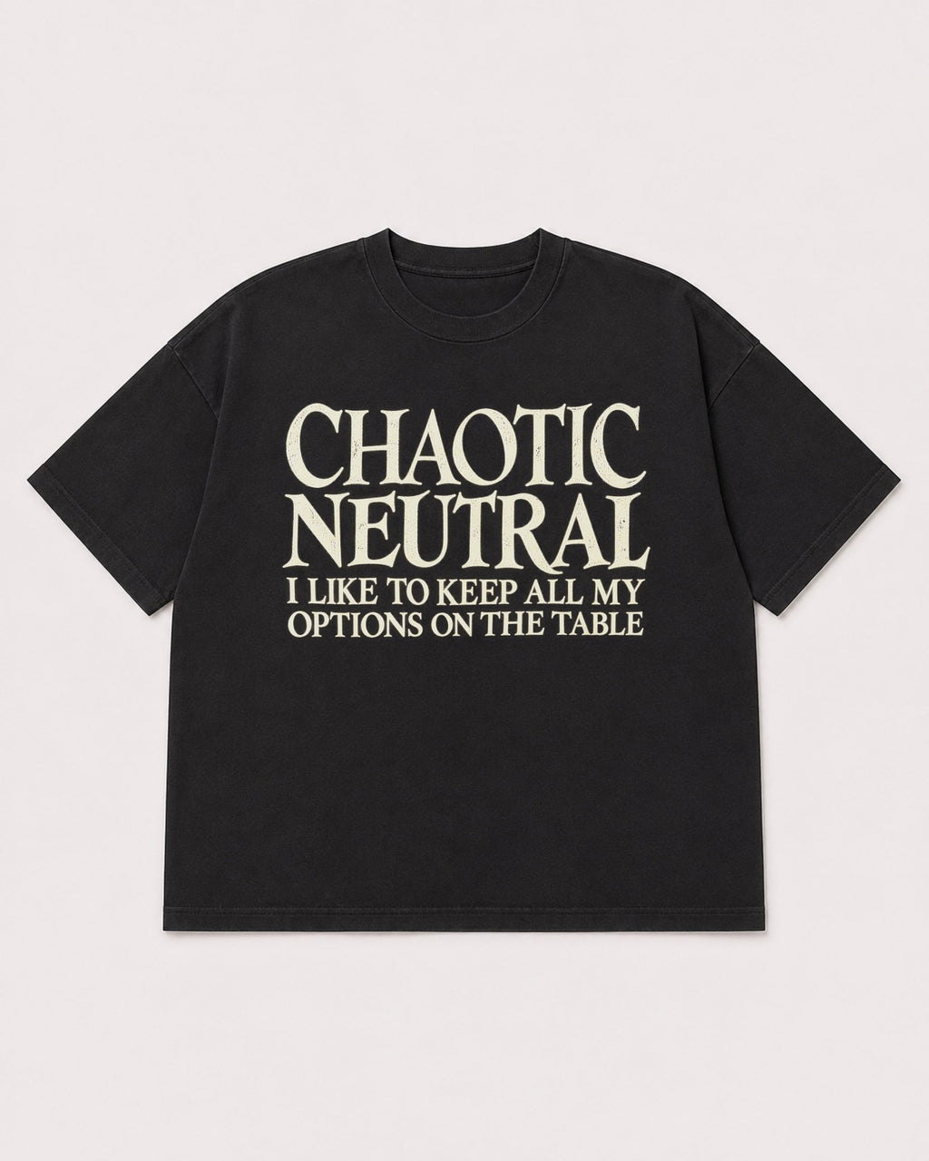 Mockup Boxy Heavyweight Tee Black product