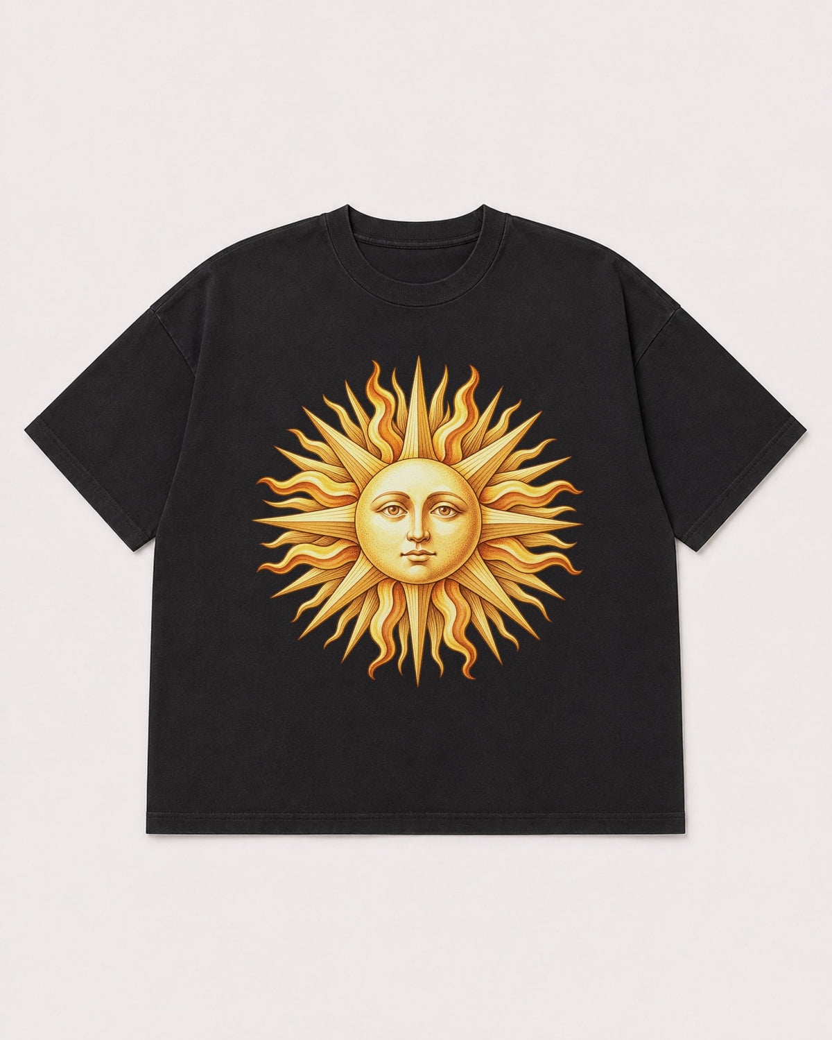 Mockup Boxy Heavyweight Tee Black product
