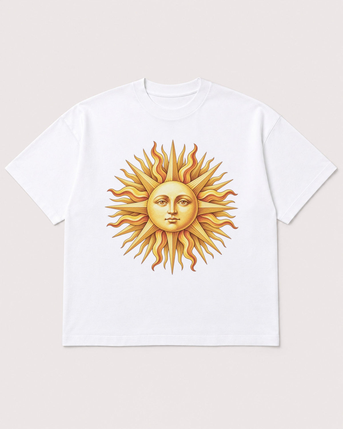 Mockup Boxy Heavyweight Tee White product