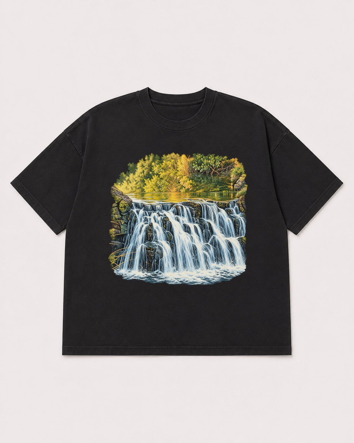 Mockup Boxy Heavyweight Tee Black product