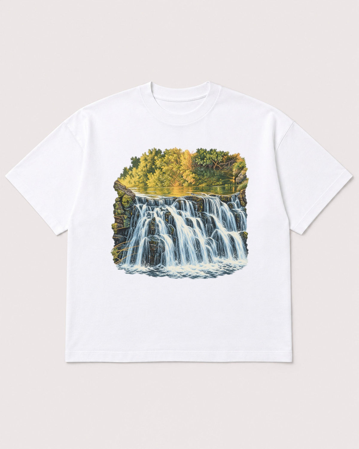 Mockup Boxy Heavyweight Tee White product