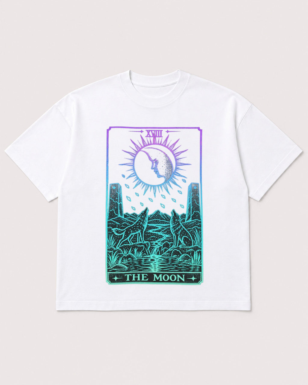 Mockup Boxy Heavyweight Tee White product