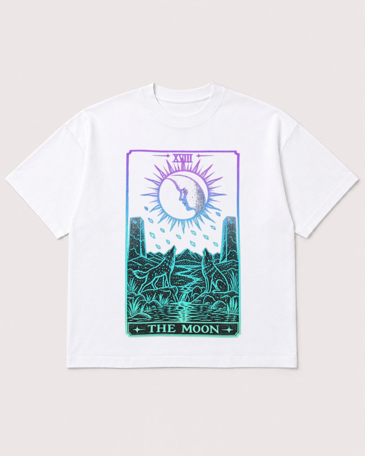 Mockup Boxy Heavyweight Tee White product