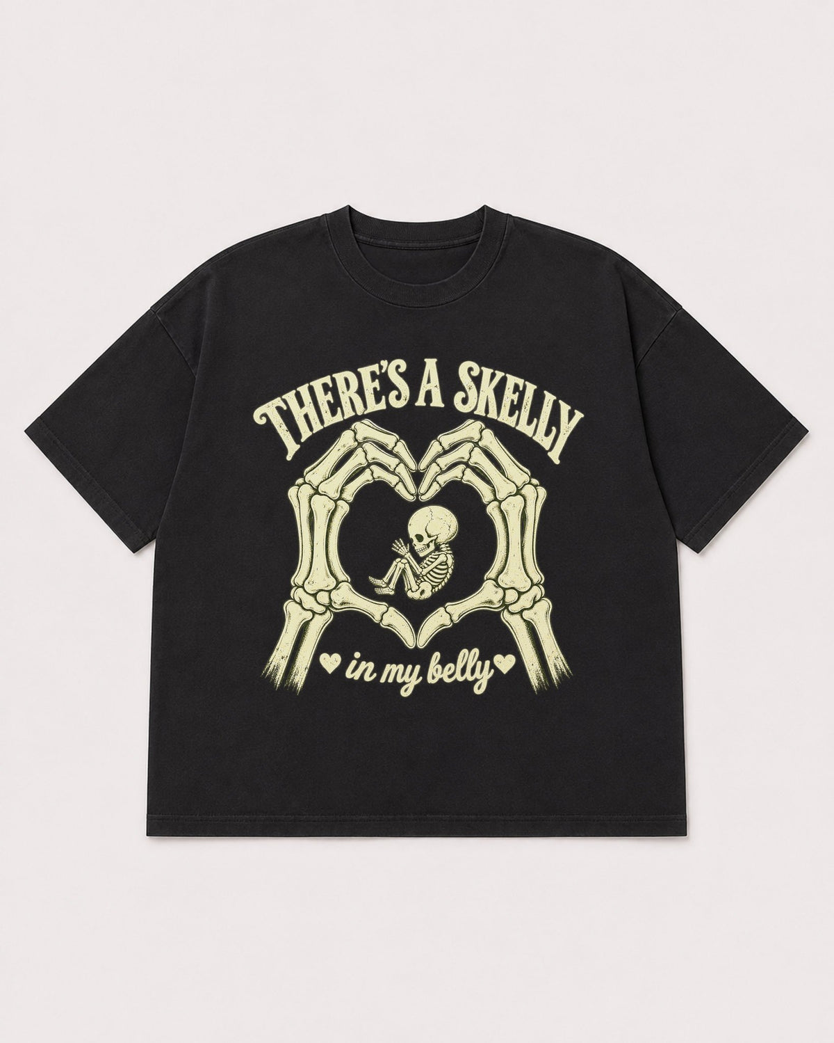 Mockup Boxy Heavyweight Tee Black product