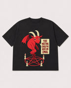 Mockup Boxy Heavyweight Tee Black product