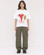 Mockup Boxy Heavyweight Tee White female full-body 02