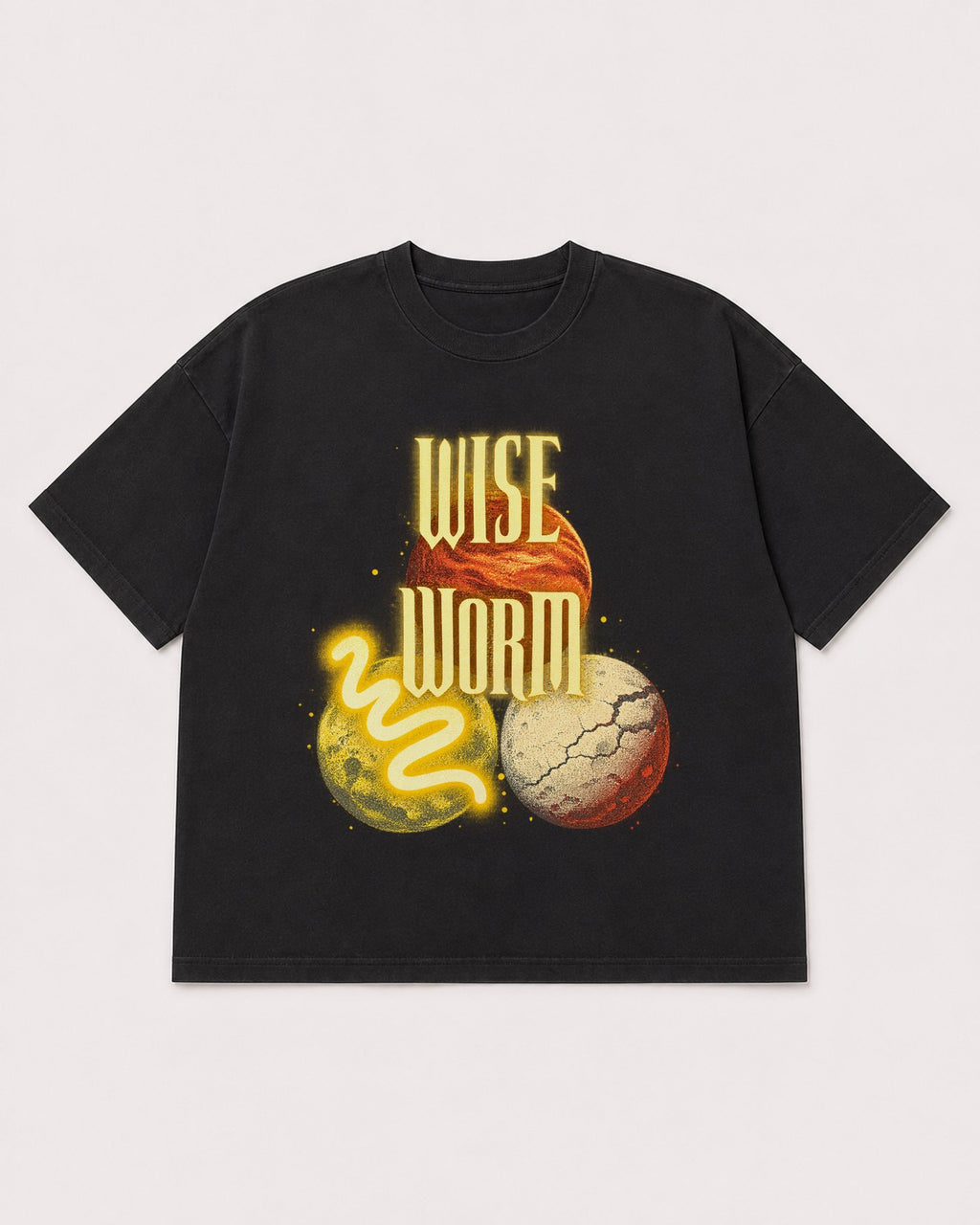 Mockup Boxy Heavyweight Tee Black product