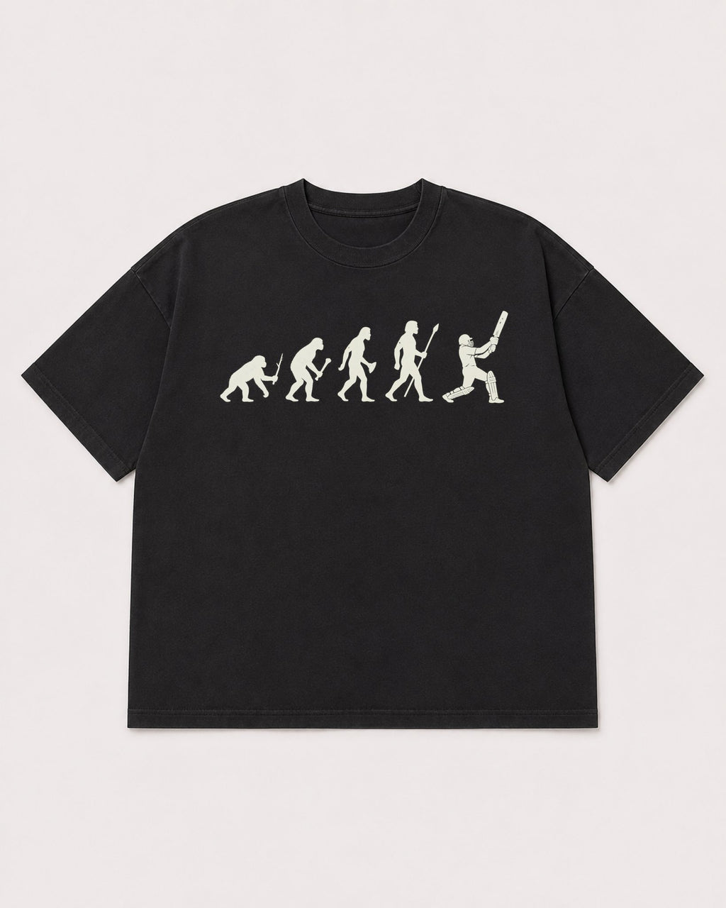 Mockup Boxy Heavyweight Tee Black product