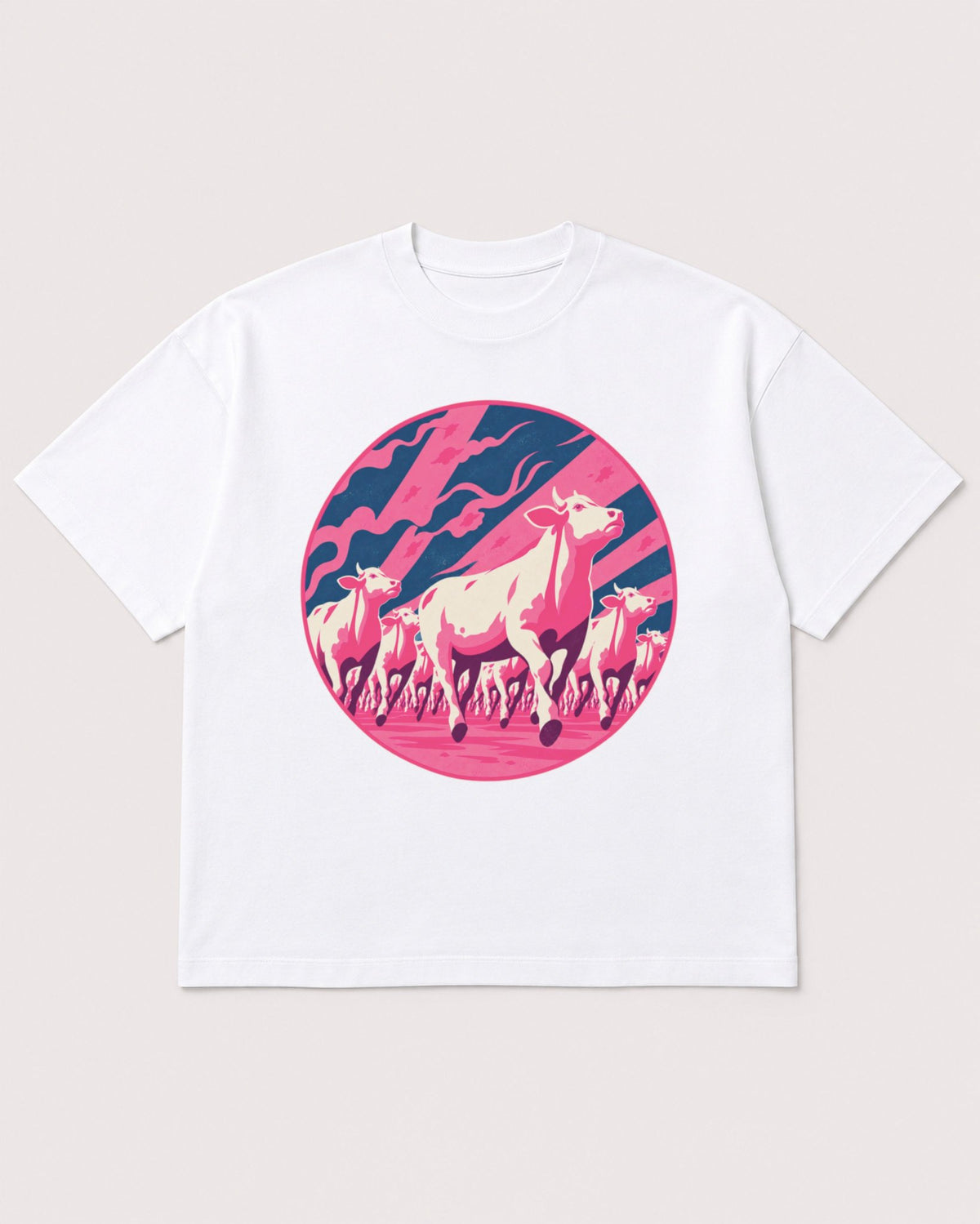 Mockup Boxy Heavyweight Tee White product