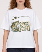 Mockup Boxy Heavyweight Tee White female close-up 09