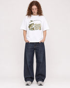 Mockup Boxy Heavyweight Tee White female full-body 09