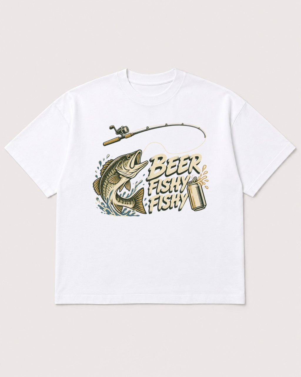 Mockup Boxy Heavyweight Tee White product