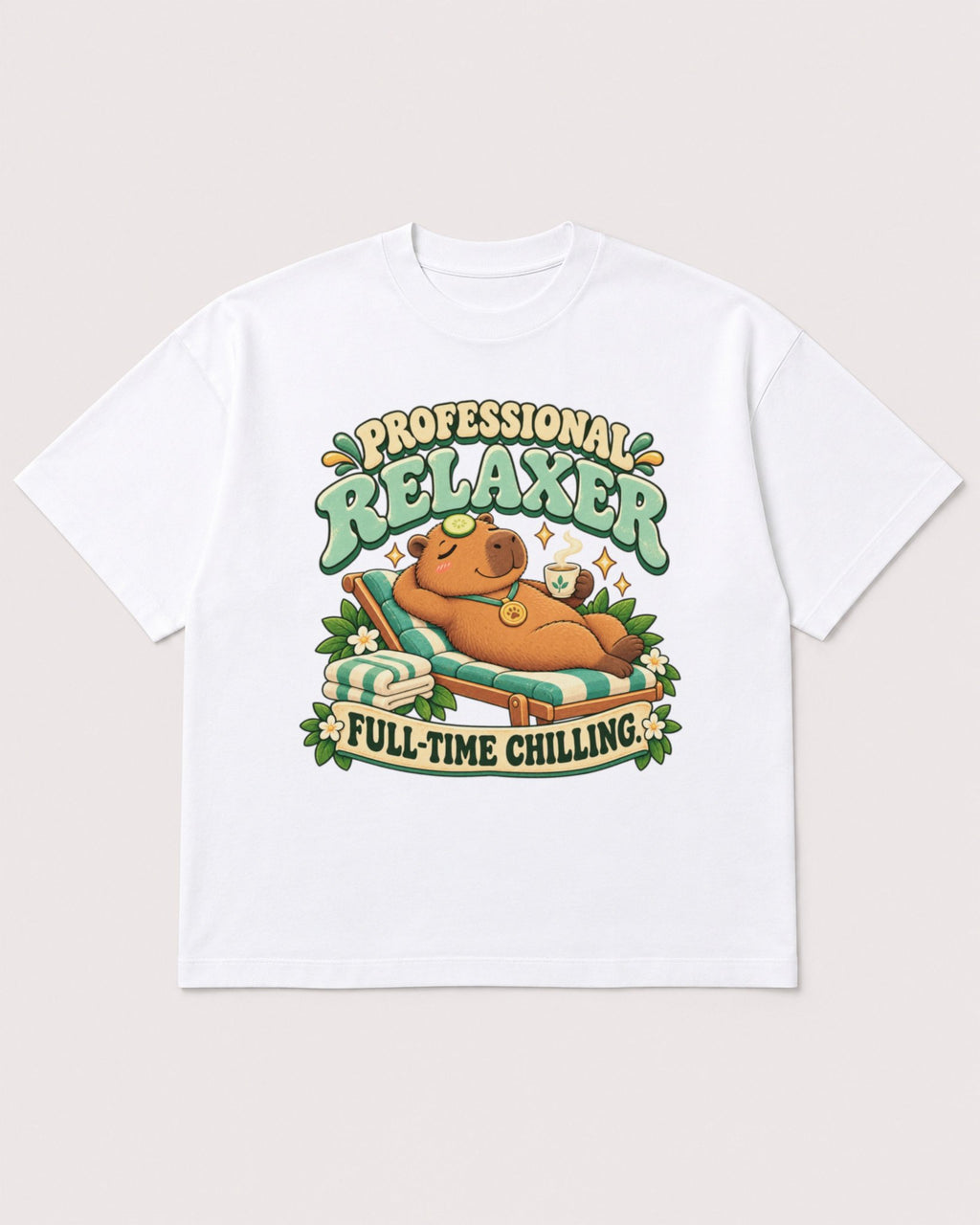 Mockup Boxy Heavyweight Tee White product
