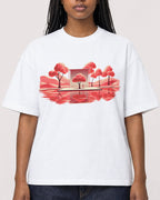 Mockup Boxy Heavyweight Tee White female close-up 04