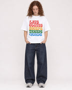 Mockup Boxy Heavyweight Tee White female full-body 09