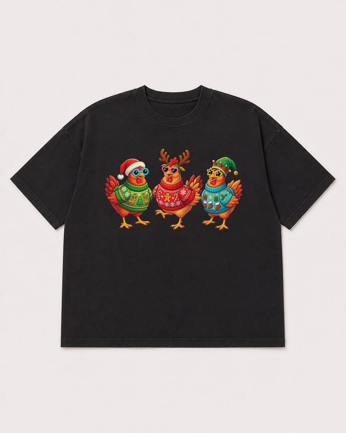 Mockup Boxy Heavyweight Tee Black product