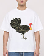 Mockup Boxy Heavyweight Tee White male close-up 13
