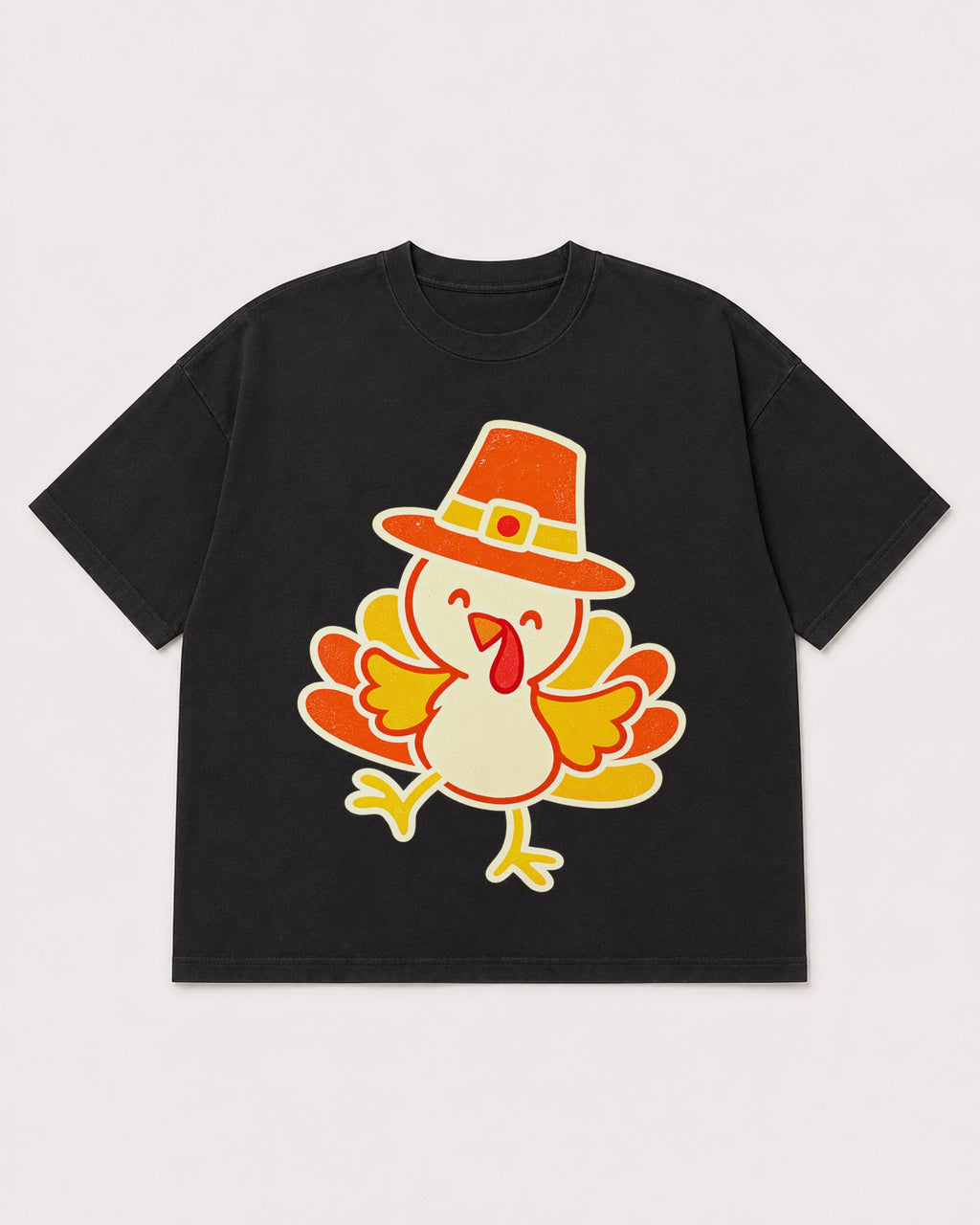 Mockup Boxy Heavyweight Tee Black product