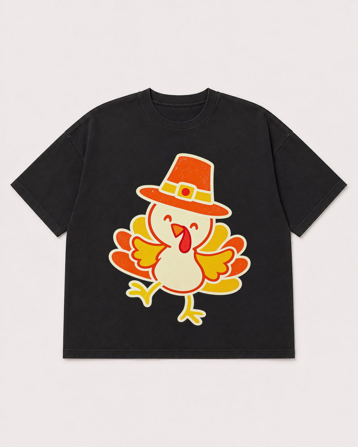 Mockup Boxy Heavyweight Tee Black product
